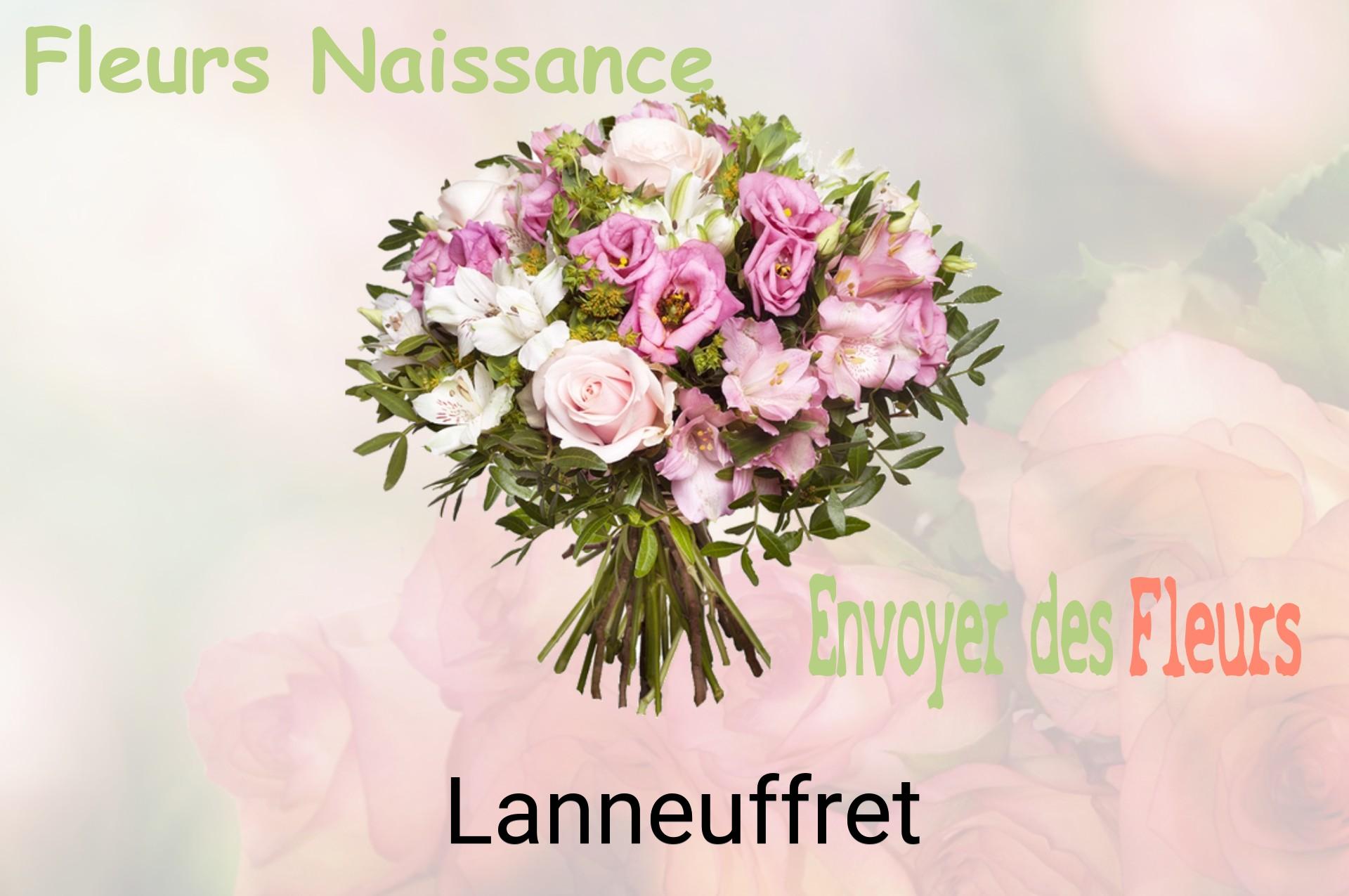 Bouquet de fleurs de naissance livré à Lanneuffret