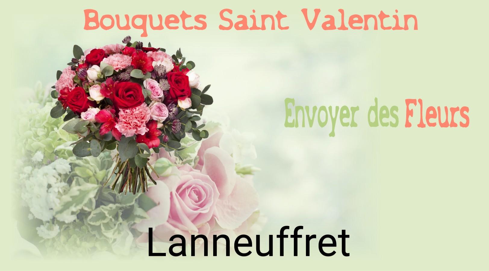 Roses de Saint-Valentin livrées à Lanneuffret